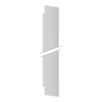 Abschottung KU senkrecht BH12 für 210/225mm tiefe Gehäuse