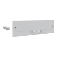 Prisma XS-Modul tief BxH: 250x75mm Leer mit geschlossener Abdeckung (Set 2 St)