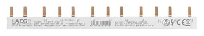 BAE-S 3/12/10 Sammelschiene 3-phasig, 10mm², 12 Pins