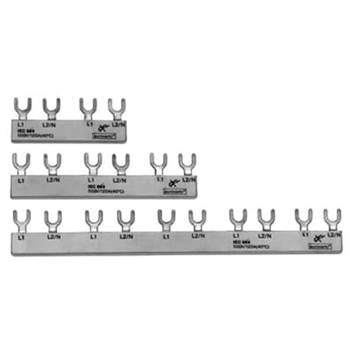 Sammelschiene 2-phasig, 16 mm², 56 Pins