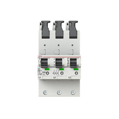 HS91.3E50SAV - Sel. Haupt-LS SHU 25kA E-Char.,25kA,50A,3x1P Alt-GE: 682178
