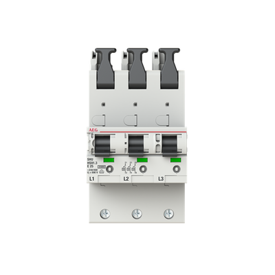 HS91.3E25SAV - Sel. Haupt-LS SHU 25kA E-Char.,25kA,25A,3x1P Alt-GE: 682175