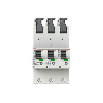 HS91.3E63SAV - Sel. Haupt-LS SHU 25kA E-Char.,25kA,63A,3x1P Alt-GE: 682179