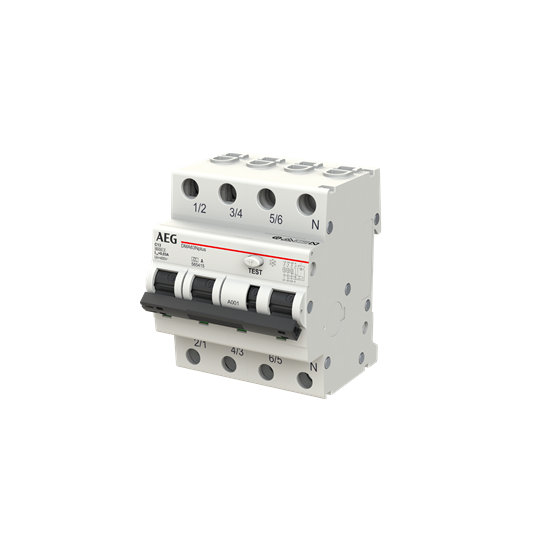FI/LS-Schalter 3P+N, Typ A, C 13, 30 mA 6 kA IEC/EN 61009 – Bild 3 von 3