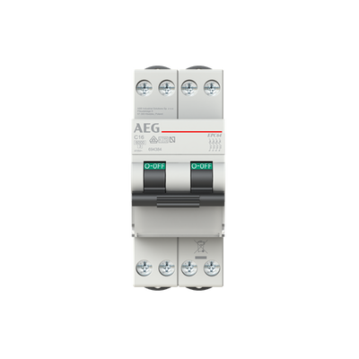 EPC64 B25 - LS-Schalter 6kA Unibis 4P 25A, B-Charakteristik, 2TE Alt-GE: 692659