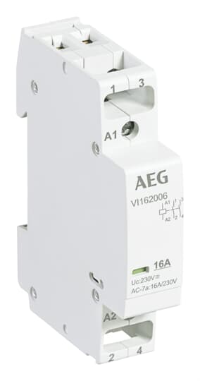 Installationsschütz 1S/1Ö, 16A, 230 V AC VPE: 12