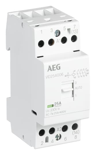 VID254006 Installationsschütz 4S/0Ö, 230 V AC QTY 6