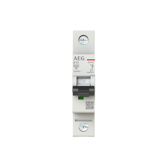 Leitungsschutzschalter AEG ElfaPlus 6 kA, B-Charakteristik, 10 A, 1P