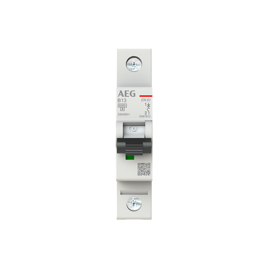 Leitungsschutzschalter AEG ElfaPlus 6 kA, B-Charakteristik, 13 A, 1P
