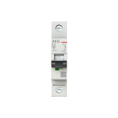 EN61B32 Leitungsschutzschalter AEG ElfaPlus 6kA, B-Charakteristik, 32A, 1P