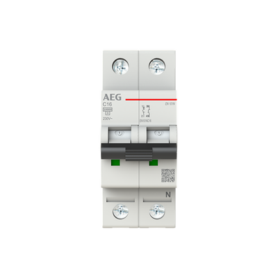 EN101NC16 Leitungsschutzschalter AEG ElfaPlus 10kA, C-Charakteristik, 16A, 1P+N