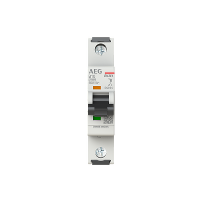 EN251B10 Leitungsschutzschalter AEG ElfaPlus 25kA, B-Charakteristik, 10A, 1P