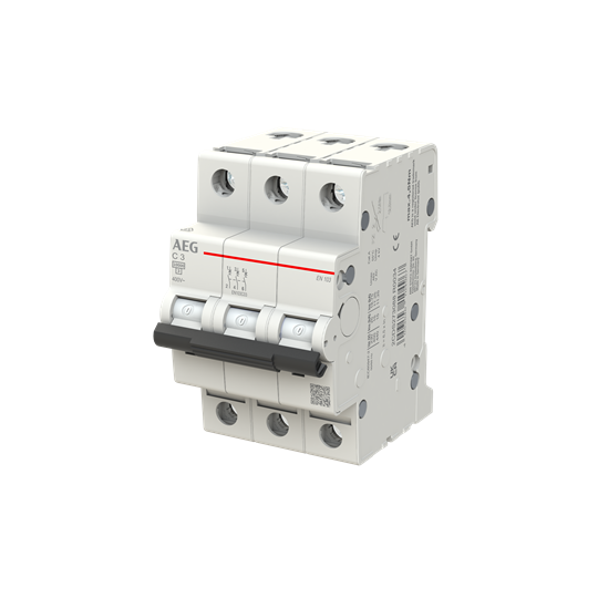 Leitungsschutzschalter AEG ElfaPlus 10 kA, C-Charakteristik, 3 A, 3P – Bild 3 von 3