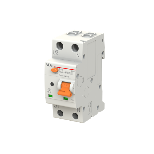AFDD mit Sicherungsautomat 16 A, B-Charakteristik, 1P+N – Bild 3 von 3
