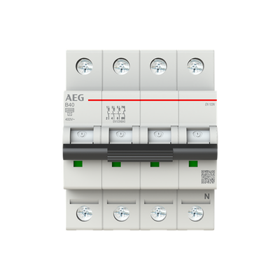 EN103NB40 Leitungsschutzschalter AEG ElfaPlus 10kA, B-Charakteristik, 40A, 3+N