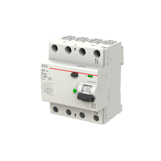 Fehlerstrom-Schutzschalter 4P Typ B 40 A, 30 mA, 4 TE – Bild 3 von 3