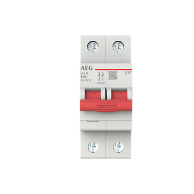 ESD2063 Lasttrennschalter 2P, 63A