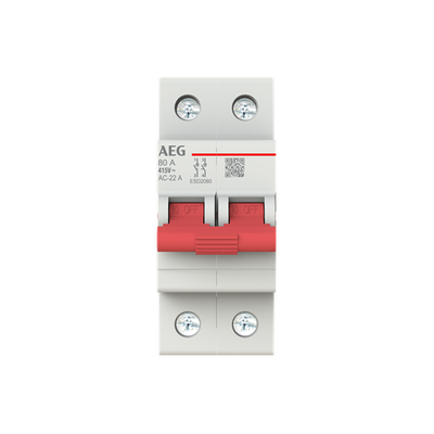 ESD2080 Lasttrennschalter 2P, 80A