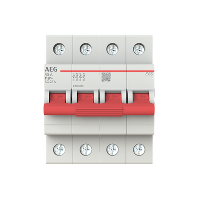 ESD4080 Lasttrennschalter 4P, 80A