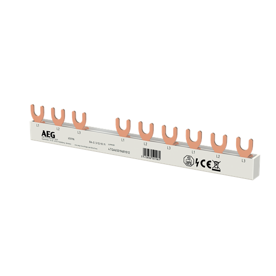 Sammelschiene 3-phasig, 10 mm², 10 Pins für FI – Bild 3 von 3
