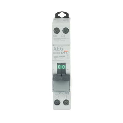 EPC611 C06 - LS-Schalter 6kA Unibis 1+1P 6A, C-Charakteristik, 1TE