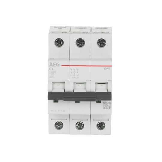 Leitungsschutzschalter AEG ElfaPlus 6 kA, C-Charakteristik, 40 A, 3P – Bild 2 von 4