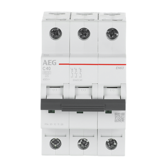 Leitungsschutzschalter AEG ElfaPlus 6 kA, C-Charakteristik, 40 A, 3P