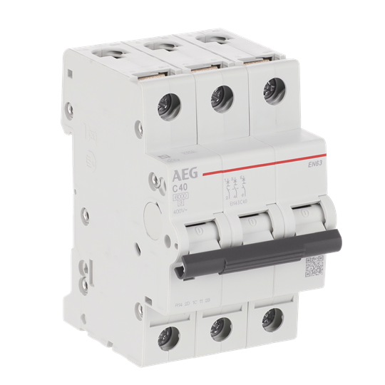Leitungsschutzschalter AEG ElfaPlus 6 kA, C-Charakteristik, 40 A, 3P – Bild 3 von 4
