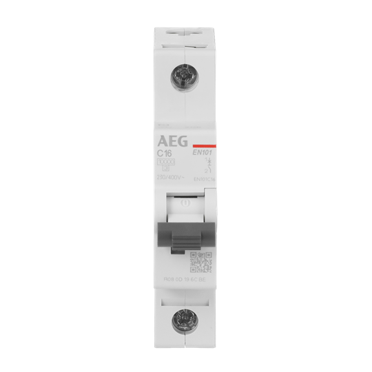 Leitungsschutzschalter AEG ElfaPlus 10 kA, C-Charakteristik, 16 A, 1P