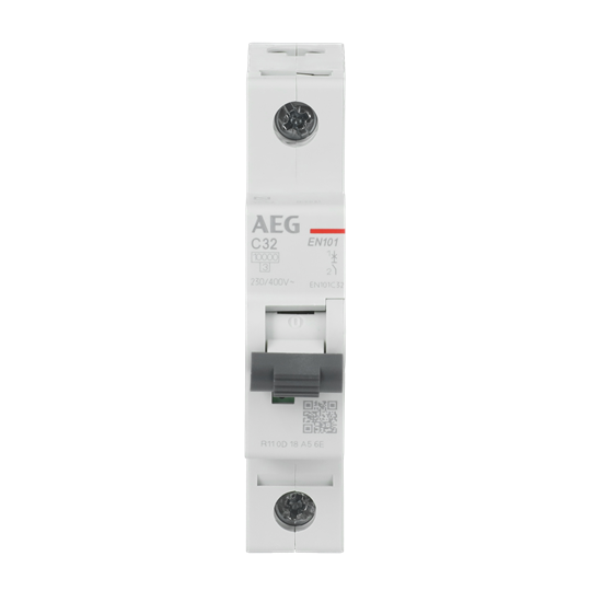 Leitungsschutzschalter AEG ElfaPlus 10 kA, C-Charakteristik, 32 A, 1P