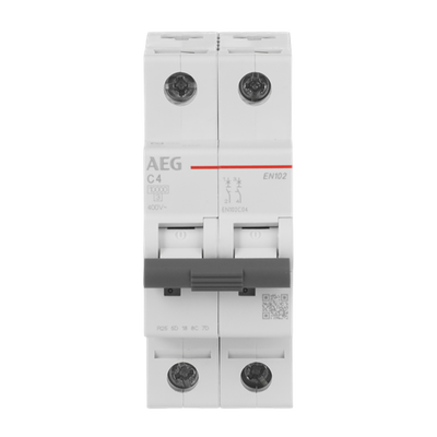 Leitungsschutzschalter AEG ElfaPlus 10 kA, C-Charakteristik, 4A, 2P   