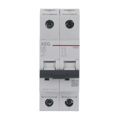 Leitungsschutzschalter AEG ElfaPlus 6 kA, C-Charakteristik, 10 A, 2P   