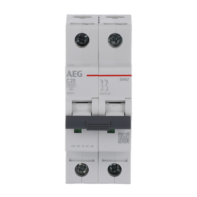 Leitungsschutzschalter AEG ElfaPlus 6 kA, C-Charakteristik, 20 A, 2P   
