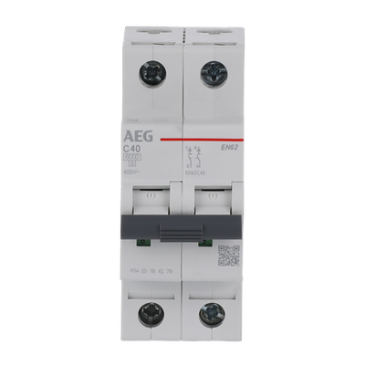 Leitungsschutzschalter AEG ElfaPlus 6 kA, C-Charakteristik, 40 A, 2P   