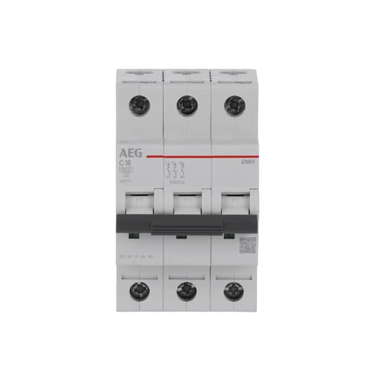Leitungsschutzschalter AEG ElfaPlus 6 kA, C-Charakteristik, 16 A, 3P – Bild 2 von 4