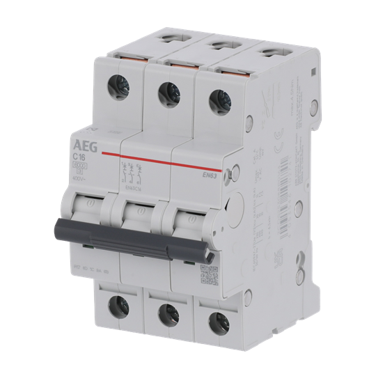 Leitungsschutzschalter AEG ElfaPlus 6 kA, C-Charakteristik, 16 A, 3P – Bild 4 von 4