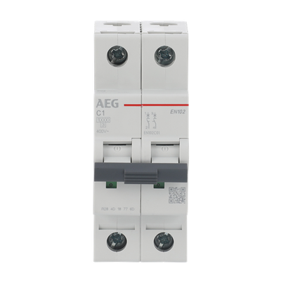 Leitungsschutzschalter AEG ElfaPlus 10 kA, C-Charakteristik, 1A, 2P   
