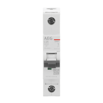 Leitungsschutzschalter AEG ElfaPlus 6 kA, C-Charakteristik, 25 A, 1P   