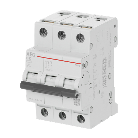 Leitungsschutzschalter AEG ElfaPlus 6 kA, C-Charakteristik, 50 A, 3P – Bild 3 von 3