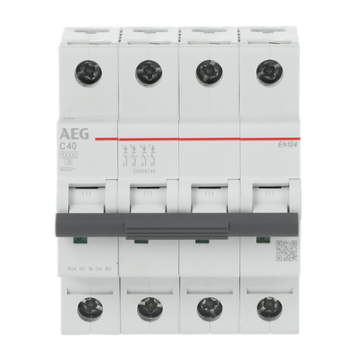 Leitungsschutzschalter AEG ElfaPlus 10 kA, C-Charakteristik, 40 A, 4P   