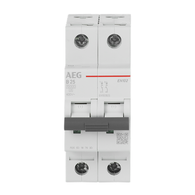 Leitungsschutzschalter AEG ElfaPlus 10 kA, B-Charakteristik, 25 A, 2P   