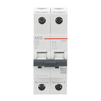 Leitungsschutzschalter AEG ElfaPlus 10 kA, C-Charakteristik, 32 A, 2P   