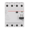 Fehlerstrom-Schutzschalter 4P Typ AI 25 A, 30 mA, 4 TE   