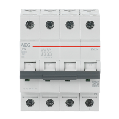Leitungsschutzschalter AEG ElfaPlus 6 kA, C-Charakteristik, 16 A, 3+N   