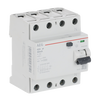 Fehlerstrom-Schutzschalter 4P Typ AI 40 A, 30 mA, 4 TE   