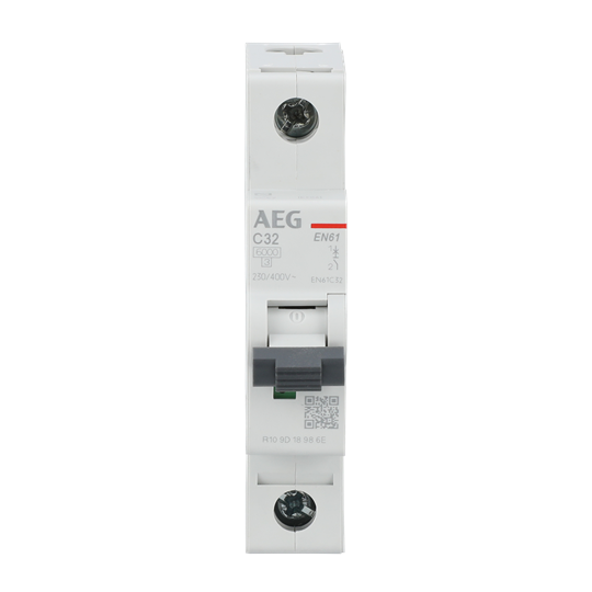 Leitungsschutzschalter AEG ElfaPlus 6 kA, C-Charakteristik, 32 A, 1P