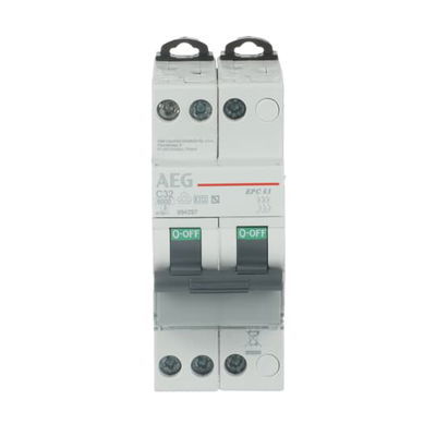 EPC63 C32 - LS-Schalter 6kA Unibis 3P 32A, C-Charakteristik, 2TE Alt-GE: 692570