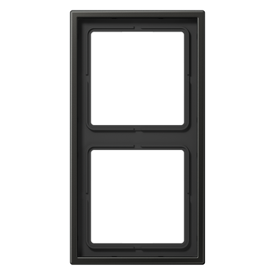 Rahmen 2fach, LS 990, IP 44, Aluminium lackiert, anthrazit, senkrechte und waagerechte Montage
