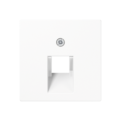 Abdeckung für IAE/UAE-Anschlussdosen 1 x 8-polig, Thermoplast, Serie AS/A, alpinweiß