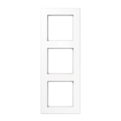 Rahmen 3fach, senkrechte und waagerechte Montage, Duroplast, A CREATION, alpinweiß